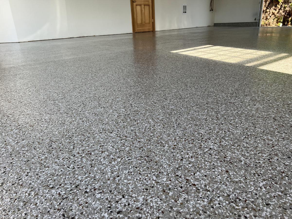 New Polyaspartic Garage Floor in Battle Ground, WA