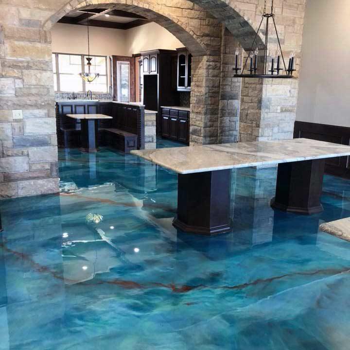 METALLIC EPOXY FLOORING 